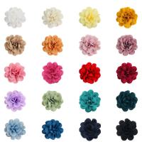 Αξεσουάρ Μαλλιών DIY Ευρήματα, Πανί, Λουλούδι, χειροποίητο, περισσότερα χρώματα για την επιλογή, 100mm, Sold Με PC