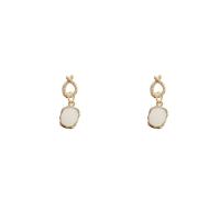 Zinc Alloy Drop Earrings high quality plated fashion jewelry & for woman & enamel golden Sold By Pair