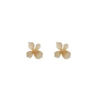 Zinc Alloy Stud Earring with Crystal high quality plated fashion jewelry & for woman & with rhinestone golden Sold By Pair