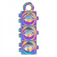 Zinc Alloy Pendants colorful plated Unisex nickel lead & cadmium free Length Approx 50 cm Sold By PC