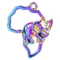 Zinc Alloy Pendants colorful plated Unisex & hollow nickel lead & cadmium free Length Approx 50 cm Sold By PC