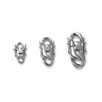 Stainless Steel Jewelry Clasp, Titanium Steel, polished, DIY & different size for choice, original color, Sold By PC