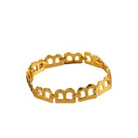 Messing Armbanden, gold plated, mode sieraden & verschillende stijlen voor de keuze & voor vrouw & hol, gouden, nikkel, lood en cadmium vrij, Verkocht door PC
