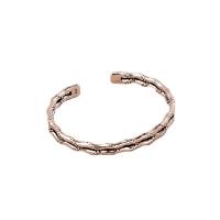 Brass Cuff Bangle Donut silver color plated Double Layer & fashion jewelry & for woman silver color nickel lead & cadmium free 8mm Inner Approx 65mm Sold By PC
