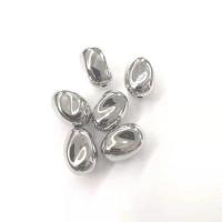 Copper Coated Plastic Beads, platinum color plated, DIY, 15x9x10mm, Hole:Approx 1.9mm, 200PCs/Lot, Sold By Lot