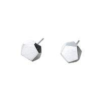 Tibetan Style Stud Earring, silver color plated, fashion jewelry & for woman, nickel, lead & cadmium free, 13x6mm, Sold By Pair