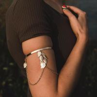 Zinc Alloy Arm Armbånd, Justerbar & mode smykker & for kvinde, flere farver til valg, 80mm, Solgt af PC