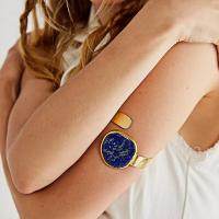 Zinc Alloy Arm Armbånd, med Safir, Justerbar & mode smykker & for kvinde, flere farver til valg, 85x15mm, Solgt af PC