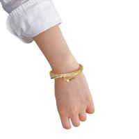 lega in zinco braccialetto da polso, placcato, gioielli di moda & per la donna, 70mm, Venduto da PC