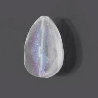 Transparent Acrylic Beads, Teardrop, DIY & faceted, clear, 10x15x7.50mm, Hole:Approx 0.5mm, Approx 500G/Bag, Sold By Bag