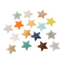 Perles acrylique de couleur unie, étoile, DIY, plus de couleurs à choisir, 22x21x5mm, Trou:Environ 1mm, Environ 500sol/sac, Vendu par sac