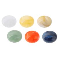 Akril nakit Beads, Oval, možete DIY, više boja za izbor, 12x15x12mm, Rupa:Približno 2mm, Približno 500G/Torba, Prodano By Torba