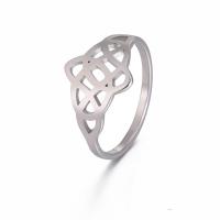 Stainless Steel Finger Ring, 304 Stainless Steel, fashion jewelry & Unisex & different size for choice, original color, 1x1.50mm, Sold By PC