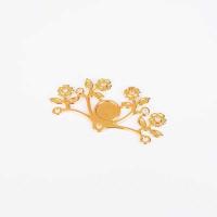 Hair Accessories DIY Findings Iron Rose plated for woman Sold By PC