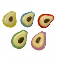 Acrylic Jewelry Beads, Avocado, DIY & jelly style, more colors for choice, 24x20mm, Sold By PC