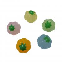 Grânulos de jóias de acrílico, acrilico, Abóbora, DIY & efeito gelatina, Mais cores pare escolha, 20x19mm, vendido por PC