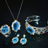 Brass Jewelry Set, plated, different styles for choice & for woman & with rhinestone, nickel, lead & cadmium free, Sold By PC