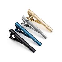 Tie Clip, Brass, plated, for man, more colors for choice, nickel, lead & cadmium free, 60mm, Sold By PC