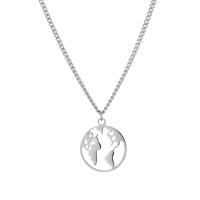 Stainless Steel Jewelry Necklace 304 Stainless Steel polished fashion jewelry & Unisex & hollow original color Length Approx 23.62 Inch Sold By PC