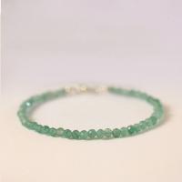 Aventurine Bracelet fashion jewelry & for woman & faceted green 3mm Sold By PC
