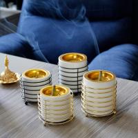 porcelaine Brûleur d'encens, moitié à la main, pour la maison et le bureau & durable & normes différentes pour le choix, plus de couleurs à choisir, Vendu par PC