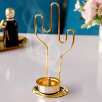 Iron Incense Burner half handmade for home and office & durable golden nickel lead & cadmium free Sold By PC