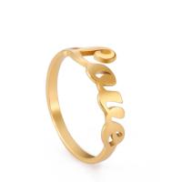 Prst prsten z nerezové oceli, 304 Stainless Steel, módní šperky & různé velikosti pro výběr & pro ženy, více barev na výběr, 2*1mm,7.7*14.5mm, Prodáno By PC