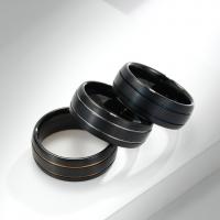 Tungsten ocelový kroužek pro muže, Wolframu ocelové, lesklý, módní šperky & různé velikosti pro výběr, více barev na výběr, 8mm, Prodáno By PC