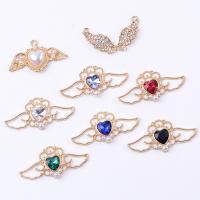 Tibetan Style Rhinestone Pendants, with Plastic Pearl, rack plating, DIY & different styles for choice & with rhinestone, more colors for choice, nickel, lead & cadmium free, Sold By PC