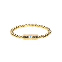 Brass Bracelet, gold color plated, Unisex & different designs for choice & enamel, 170mm, Sold By PC