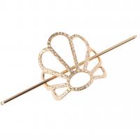 Hair Stick, Tibetan Style, plated, for woman & hollow, more colors for choice, nickel, lead & cadmium free, 125mm, Sold By PC