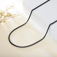 Edelstahl Schmuck Halskette, 304 Edelstahl, Modeschmuck & für den Menschen, keine, 2.50mm, verkauft per ca. 23.62 ZollInch Strang