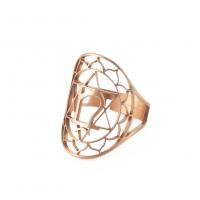 Titanium Steel Δάχτυλο του δακτυλίου, κοσμήματα μόδας & για τη γυναίκα, περισσότερα χρώματα για την επιλογή, 24.70x18mm, Sold Με PC