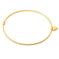 Titanstahl Halskette, Herz, Modeschmuck & für Frau, goldfarben, 20mm, Länge ca. 43 cm, verkauft von PC
