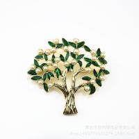 Enamel Brooch Zinc Alloy with Plastic Pearl gold color plated Unisex nickel lead & cadmium free 30-60mm Sold By Lot