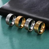ステンレス鋼の指環, 304ステンレススチール, ファッションジュエリー & ユニセックス & 異なるサイズの選択, 無色, 8x2mm, 売り手 パソコン