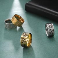 Палец кольцо из нержавеющей стали, Нержавеющая сталь 304, ювелирные изделия моды & Мужская, Много цветов для выбора, 10x2mm, продается PC