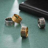 Палец кольцо из нержавеющей стали, Нержавеющая сталь 304, ювелирные изделия моды & Мужская & разный размер для выбора, Много цветов для выбора, 10x2mm, продается PC