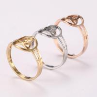304 Stainless Steel Finger Ring, Vacuum Ion Plating, fashion jewelry & Unisex & different size for choice, more colors for choice, 12*12mm, Sold By PC