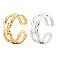 Titanium Čelik Finger Ring, modni nakit & različite veličine za izbor & za žene & šupalj, više boja za izbor, Prodano By PC