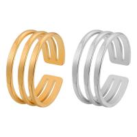 Titanium Steel Finger Ring, Vacuum Ion Plating, fashion jewelry & different size for choice & for woman & hollow, more colors for choice, Sold By PC