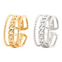 титан Манжеты палец кольцо, ювелирные изделия моды & разный размер для выбора & Женский, Много цветов для выбора, продается PC