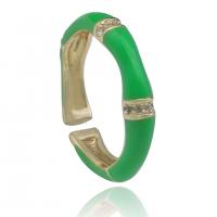 Латунь Манжеты палец кольцо, плакирован золотом, Мужская & разные стили для выбора, Много цветов для выбора, продается PC