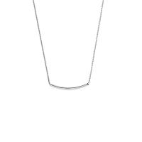 Collares de Plata Esterlina, Plata de ley 925, chapado en platina real, Joyería & para mujer, 450mm, Vendido por UD