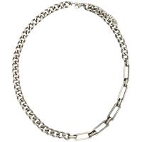 Titanium Steel Necklace Vacuum Plating fashion jewelry & for woman 470mm Sold By PC