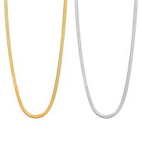 Titanstahl Halskette, plattiert, Modeschmuck & für Frau, keine, 450mm, verkauft von PC