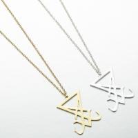 Stainless Steel Jewelry Necklace Vacuum Plating fashion jewelry & for woman Length 45 cm Sold By PC