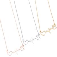 Stainless Steel Jewelry Necklace Vacuum Plating fashion jewelry & for woman Length 45 cm Sold By PC