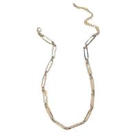 Zinklegierung Schmuck Halskette, plattiert, für Frau, keine, Länge:ca. 16.53 ZollInch, verkauft von PC