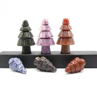 Natural Stone Decoration, Christmas Tree, different size for choice, more colors for choice, Sold By PC